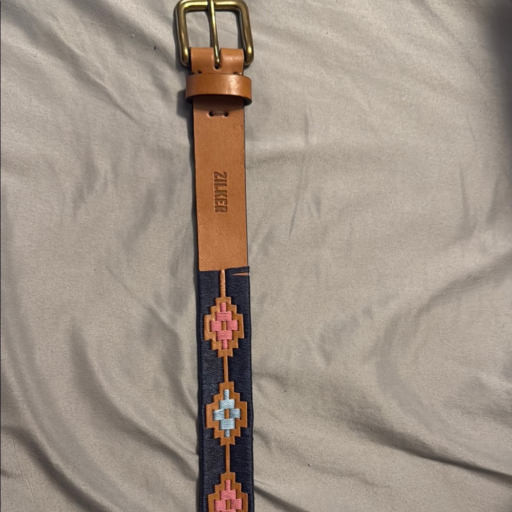 Zane Tan and Multicolor Men's Belt